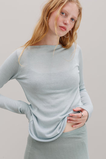 Hanape Hemp Top - Sea Nymph