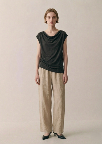 Calla Top - Dark Gray