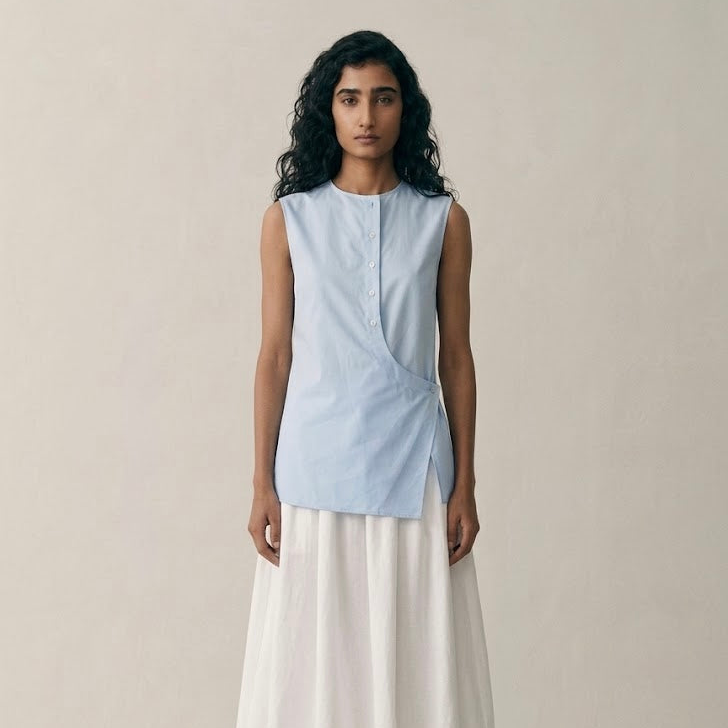 Orla Blouse - Light Blue