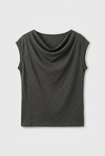 Calla Top - Dark Gray